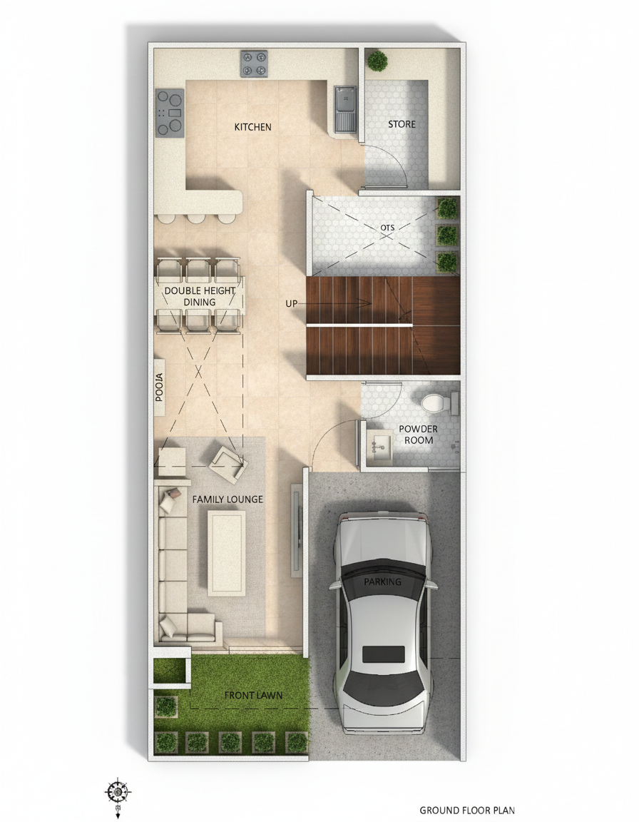 Architectural floor plan by Aford Architects